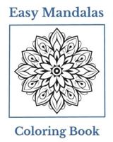 Easy Mandalas Coloring Book