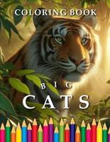 Big Cats Coloring Book