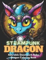 Steampunk Dragon Coloring Book