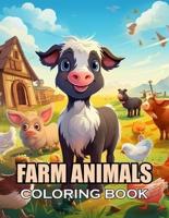 Farm Animals Coloring Book for Kids