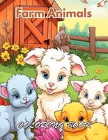 Farm Animals Coloring Book for Kids