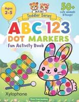 ABC 123 Dot Markers Fun Activity Book