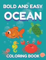 Bold and Easy Ocean Coloring Book