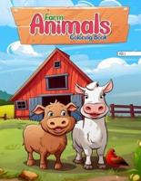 Farm Animals Coloring Book Fro Kids