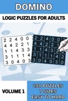 Domino Logic Puzzle Book for Adults, Volume 1