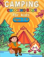 Camping Coloring Book for Kids Ages 3-8