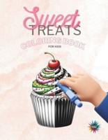 Sweet Treats Coloring Book for Kids
