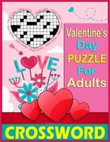 Valentine's Day Crossword Puzzle For Adults