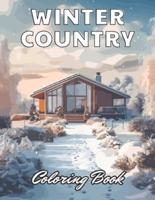 Winter Country Coloring Book