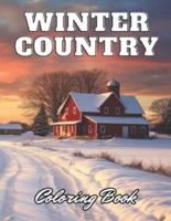 Winter Country Coloring Book