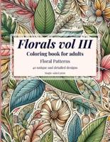 Florals Vol3 Coloring Book For Adults
