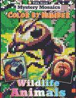 Mystery Mosaics Color by Number Wildlife Animals