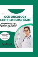 Ocn Oncology Certified Nurse Exam