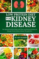 Low Protein Diet for Kidney Disease