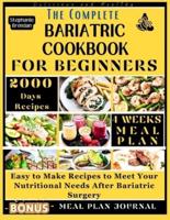 The Complete Bariatric Cookbook for Beginners