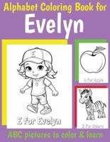 ABC Coloring Book for Evelyn