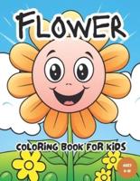 Kawaii Flower Coloring Book For Kids