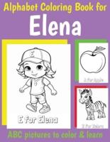 ABC Coloring Book for Elena