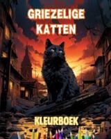 Griezelige Katten Kleurboek Fascinerende En Creatieve Scènes Van Angstaanjagende Katten Voor 15-Plussers