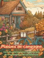 Maisons De Campagne Livre De Coloriage Pour Les Amoureux De La Campagne Et De L'architecture Designs Créatifs