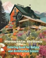 Mountain Houses Coloring Book for Nature and Architecture Lovers Amazing Designs for Total Relaxation
