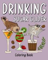 Drinking Sugar Glider Coloring Book