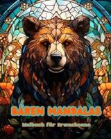 Bären Mandalas Malbuch Für Erwachsene Anti-Stress-Motive Zur Förderung Der Kreativität