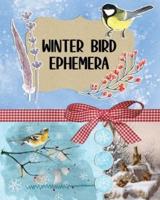 Winter Bird Ephemera Collection