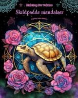 Skildpadde Mandalaer Malebog for Voksne Antistress-Mønstre, Der Fremmer Kreativiteten