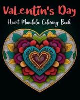 Heart Mandalas Coloring Book for Adult Valentine Day Coloring Book