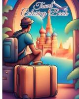 Travel Coloring Book For Kids Ages 2-4