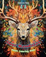 Deer Mandalas Adult Coloring Book Anti-Stress and Relaxing Mandalas to Promote Creativity