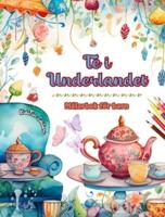 Te I Underlandet - Målarbok För Barn - Kreativa Illustrationer Från Teets Charmiga Värld
