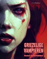 Griezelige Vampieren Kleurboek Voor Horrorliefhebbers Creatieve Vampierscènes Voor Volwassenen