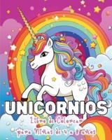 Unicornios - Libro De Colorear Para Niñas De 4 a 8 Años