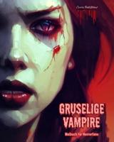 Gruselige Vampire Malbuch Für Horrorfans Kreative Vampirszenen Für Jugendliche Und Erwachsene