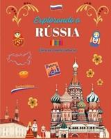 Explorando a Rússia - Livro De Colorir Cultural - Desenhos Criativos De Símbolos Russos