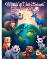World of Cute Animals Coloring Book