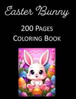 Easter Bunny Coloring Book for Adults & Kids