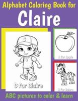 ABC Coloring Book for Claire