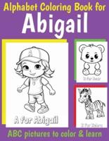 ABC Coloring Book for Abigail