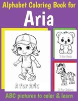 ABC Coloring Book for Aria