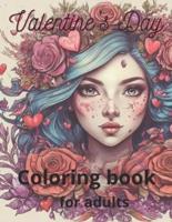 Valentine's Day. Coloring Book for Adults