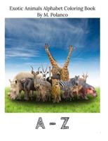 Exotic Animals Alphabet Coloring Book