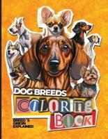 Dog´s Breeds Adult Coloring Book - 50 Beautiful Breeds - Anti Stress - Mindfulness