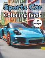 Sports Car Coloring Book - 30 Designs
