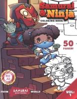 Samurai & Ninja Coloring Book