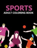 Sports Adult Coloring Book
