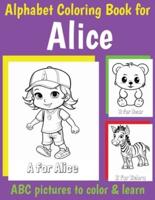 ABC Coloring Book for Alice