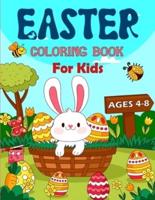 Easter Coloring Book For Kids Ages 4-8